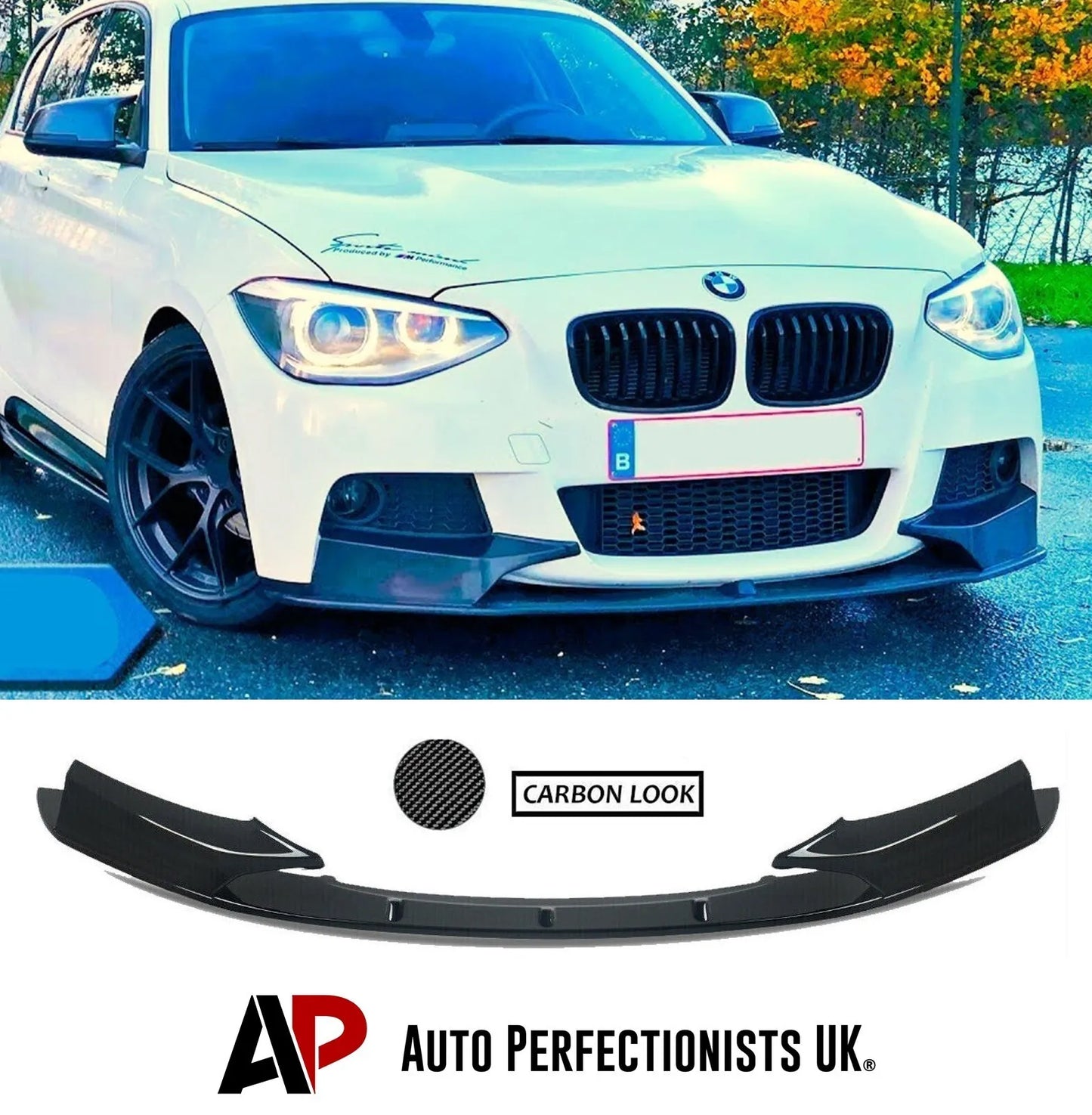 BMW 1 Series F20 F21 Front Splitter 2011-15 M Performance Carbon Fibre