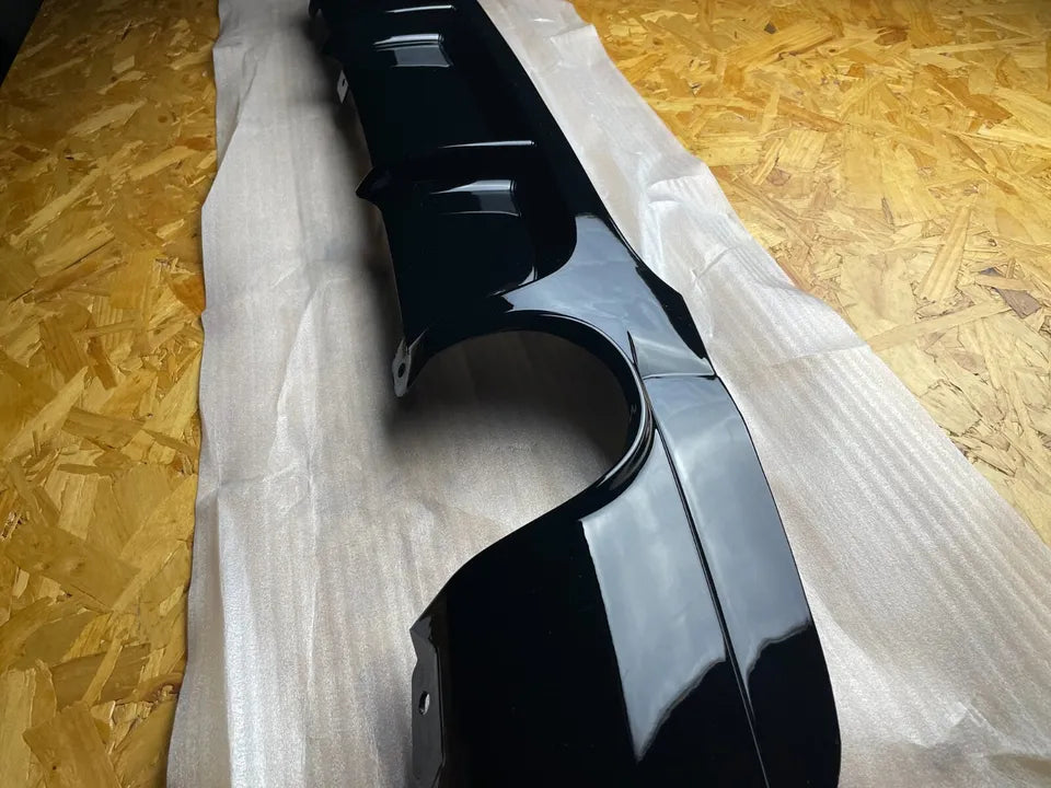 BMW 3 Series E90 Rear Valance Diffuser 2004-2013 Gloss Black
