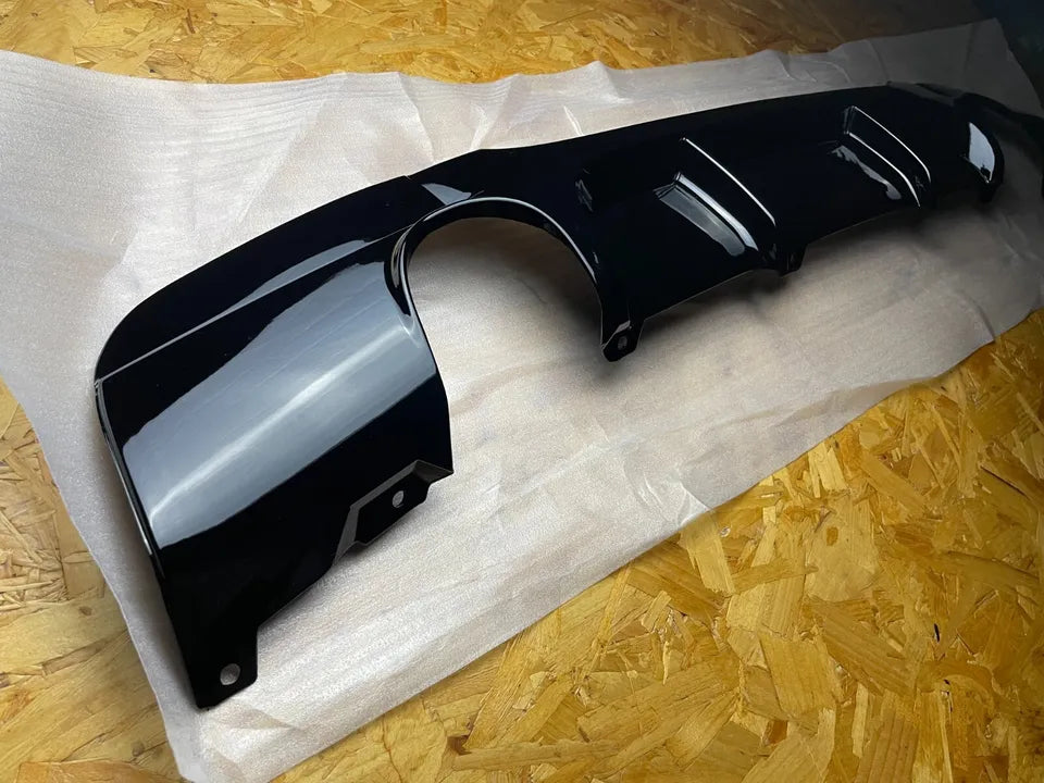 BMW 3 Series E90 Rear Valance Diffuser 2004-2013 Gloss Black