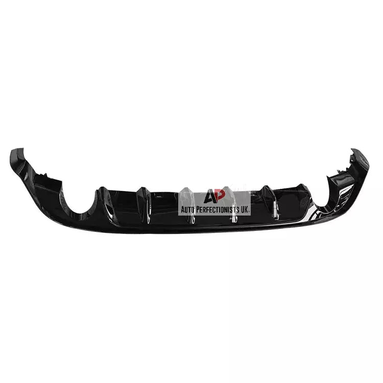 VW Golf MK7.5 TCR Style Rear Diffuser Spoiler ABS Gloss Black