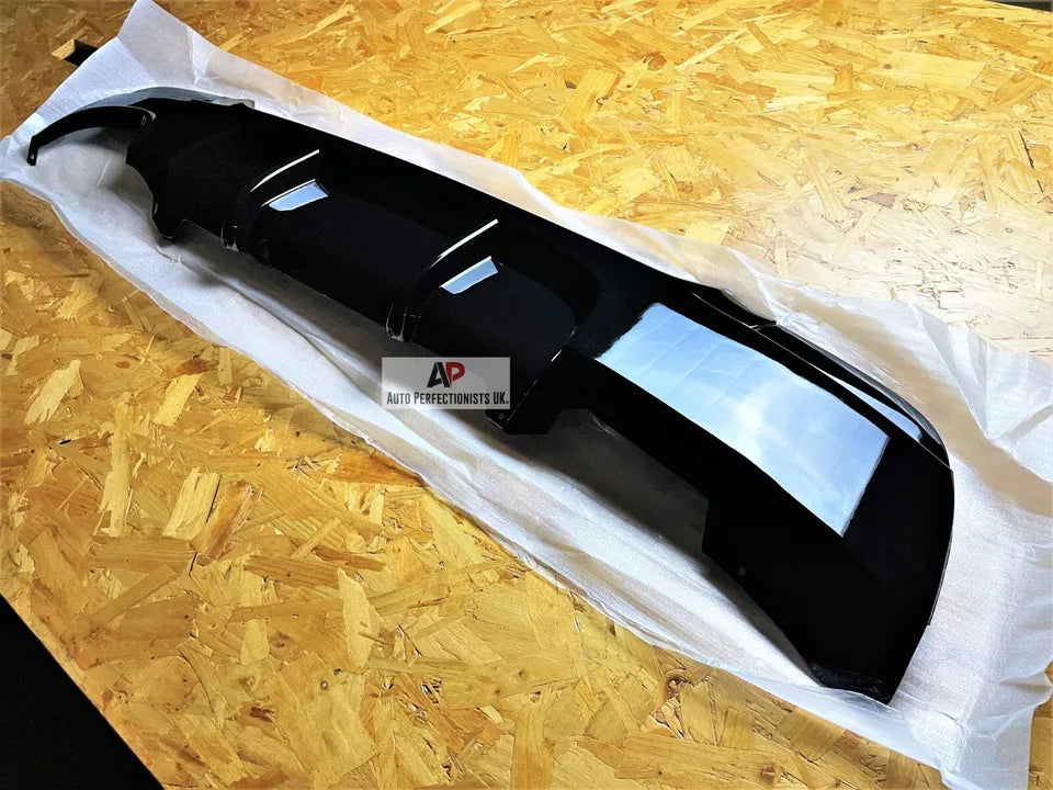 BMW 3 Series Rear Valance Diffuser Spoiler 2004-2012 Gloss Black
