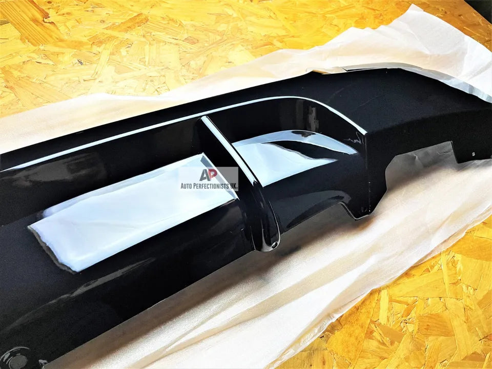 BMW 3 Series Rear Valance Diffuser Spoiler 2004-2012 Gloss Black
