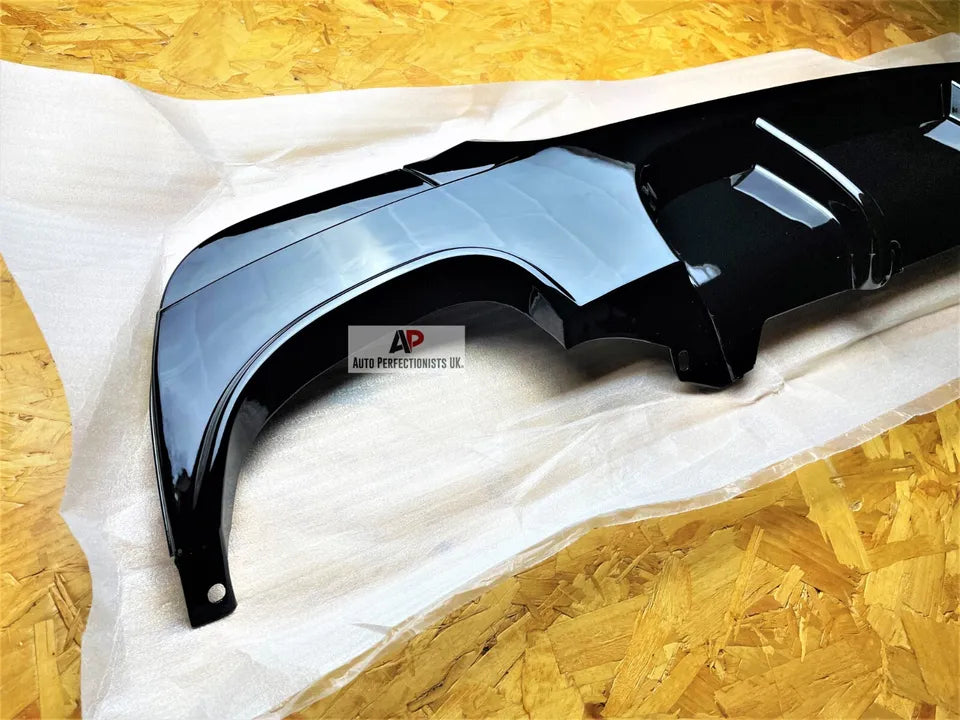 BMW 3 Series Rear Valance Diffuser Spoiler 2004-2012 Gloss Black