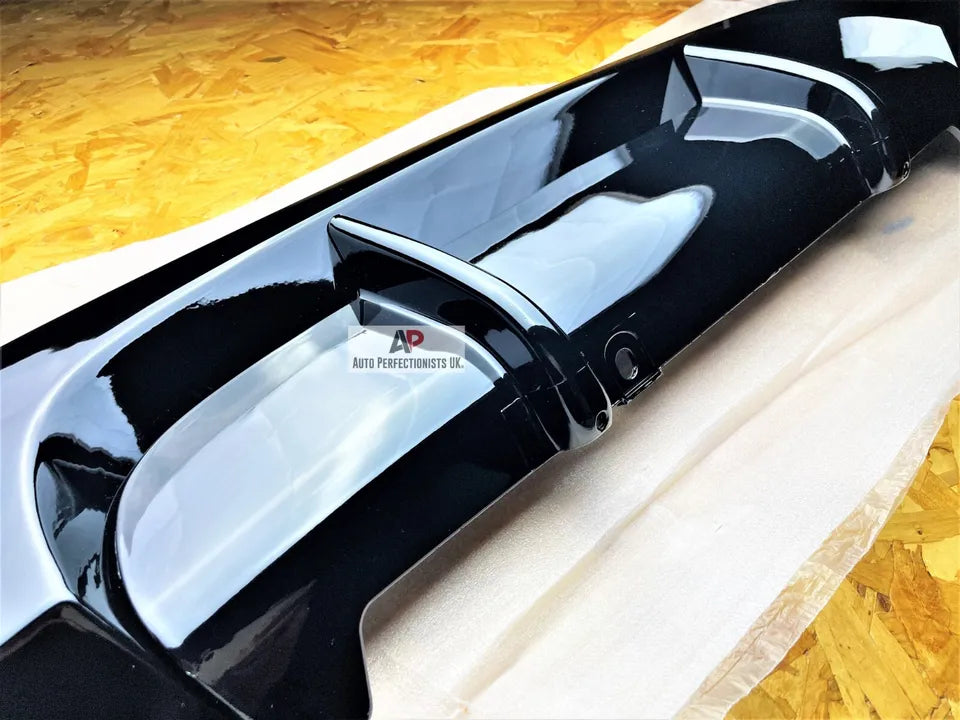 BMW 3 Series Rear Valance Diffuser Spoiler 2004-2012 Gloss Black