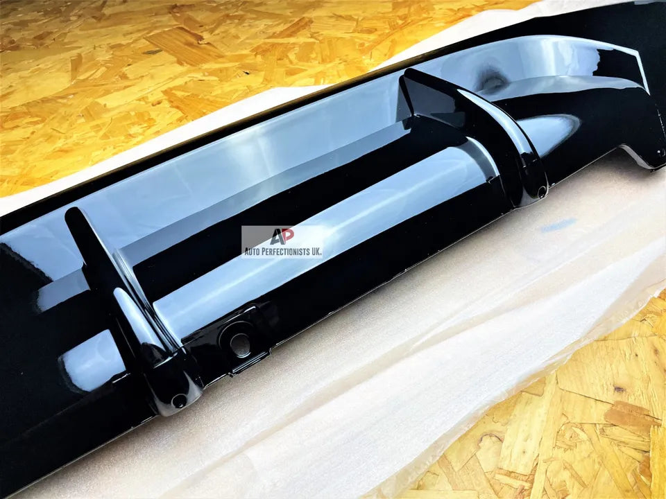 BMW 3 Series Rear Valance Diffuser Spoiler 2004-2012 Gloss Black