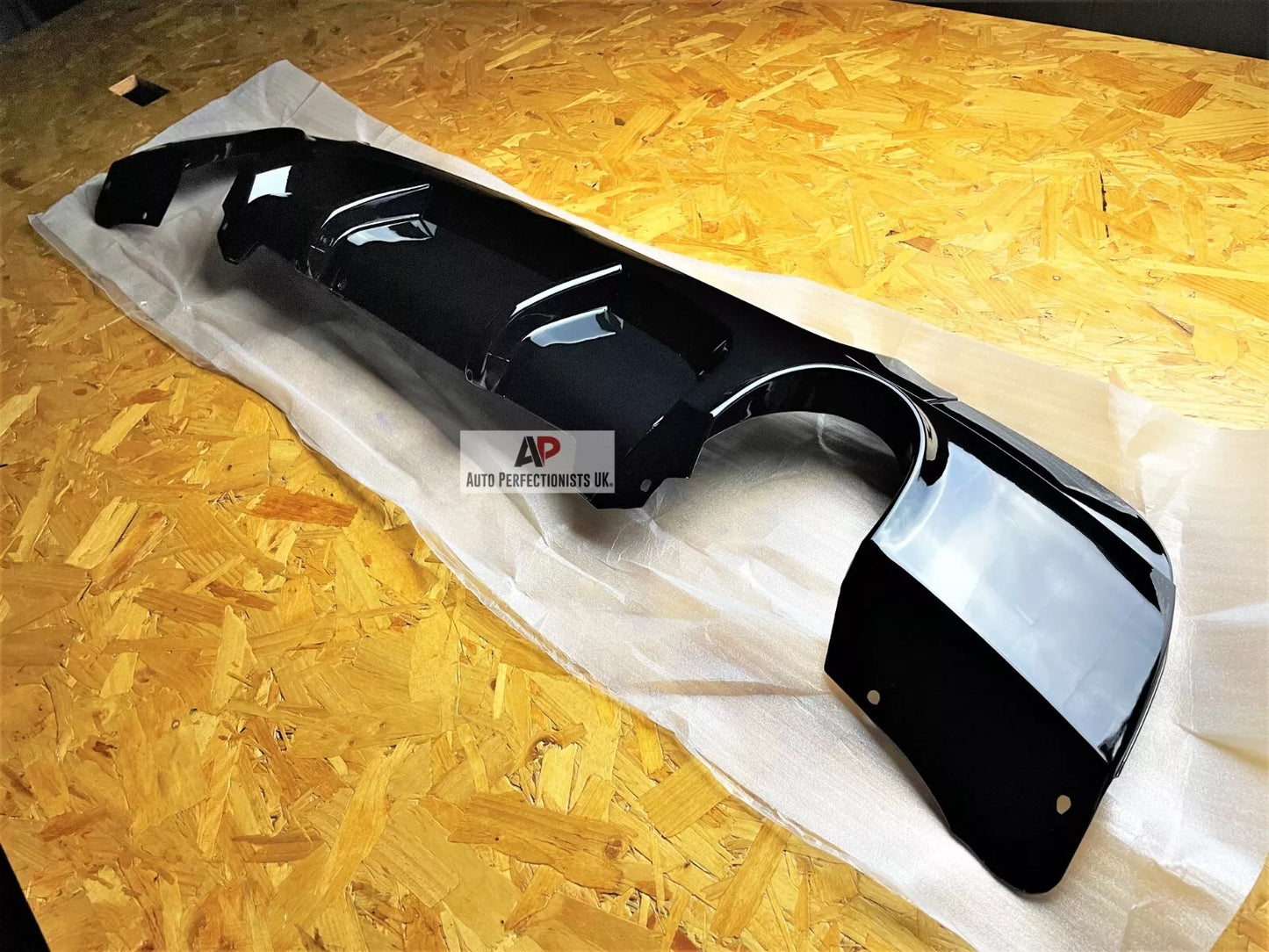 BMW 3 Series E92 Rear Valance Diffuser 2004-2012 Gloss Black