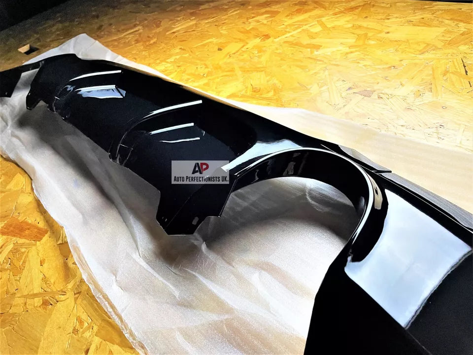 BMW 3 Series E92 Rear Valance Diffuser 2004-2012 Gloss Black