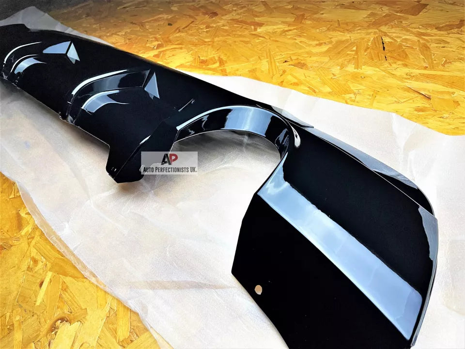 BMW 3 Series E92 Rear Valance Diffuser 2004-2012 Gloss Black