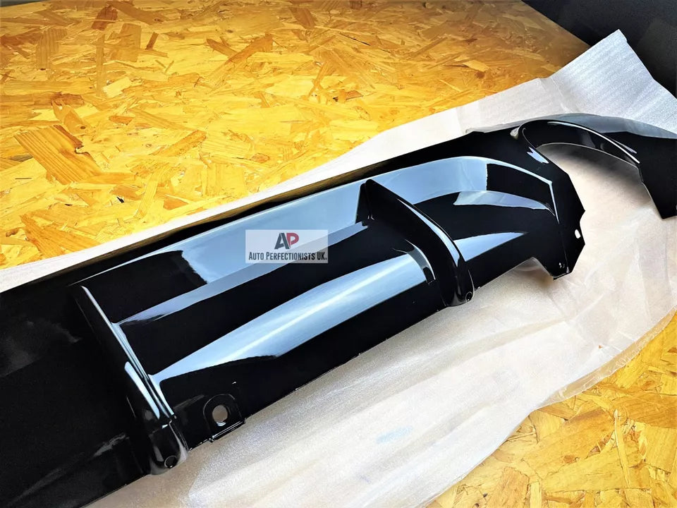 BMW 3 Series E92 Rear Valance Diffuser 2004-2012 Gloss Black