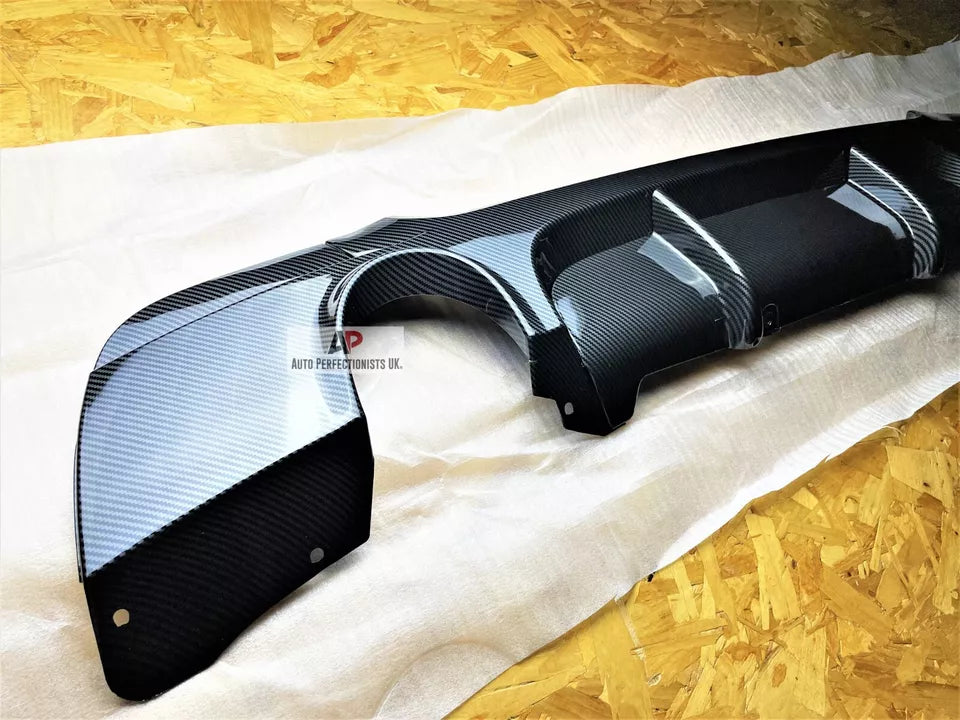 BMW 3 Series E92 Rear Valance Diffuser Spoiler 2004-2012 Carbon Fibre
