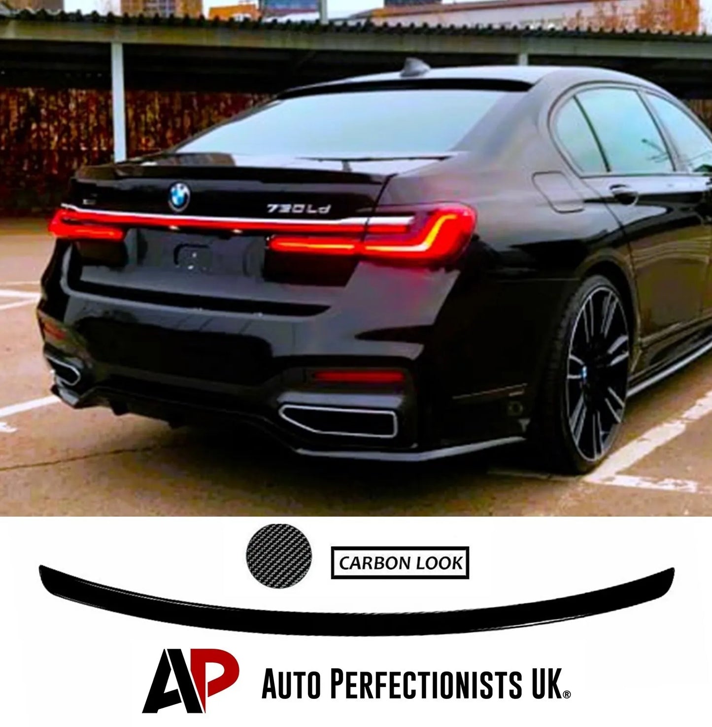 BMW 7 Series G11 G12 Car Rear Spoiler 2015-2022 Carbon Fibre