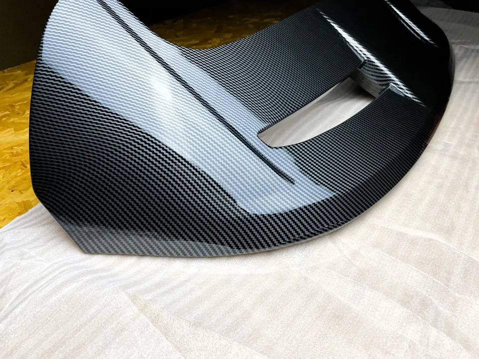 Ford Fiesta MK7 MK7.5 Car Rear Roof Spoiler 'ST Look' Style Carbon Fibre