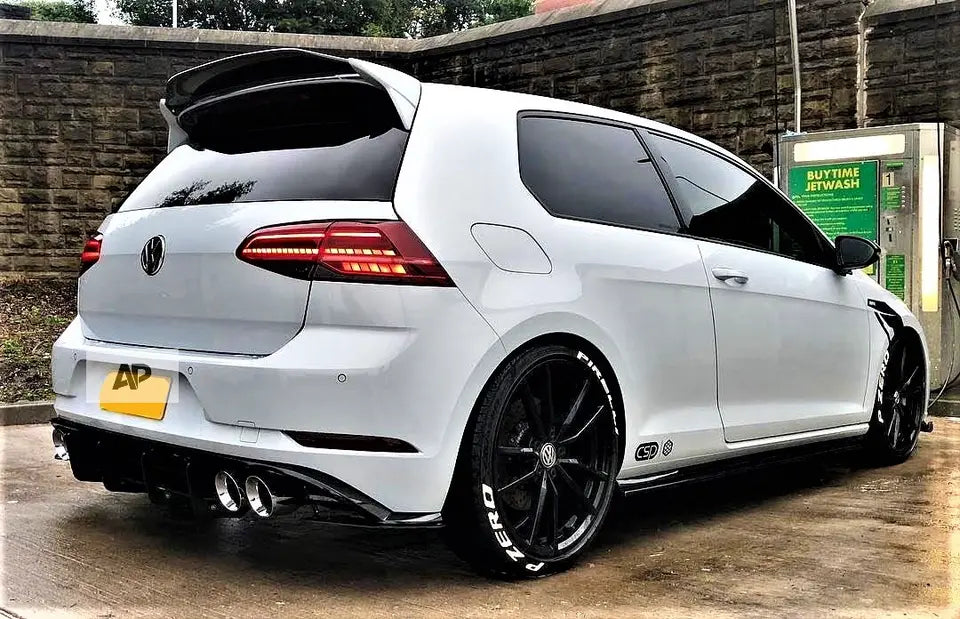 VW Golf MK7 MK7.5 Car Rear Roof Spoiler 2013-2020 Aspec Carbon Fibre