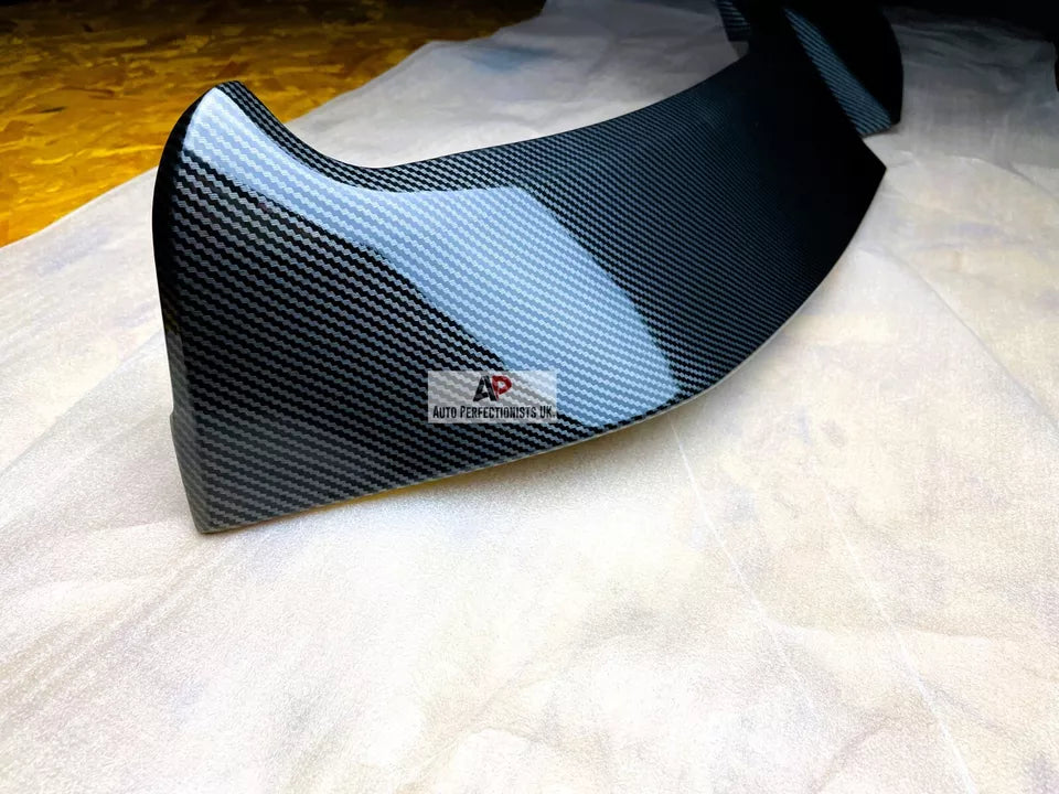 VW Polo MK6 Car Rear Roof Spoiler AW GTI R 2018-2024 Carbon Fibre