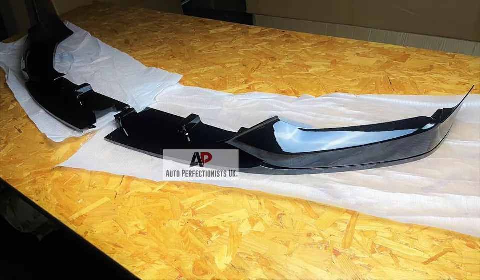 BMW 5 Series G30 G31 PRE-LCI Front Splitter 2017-2024 Gloss Black