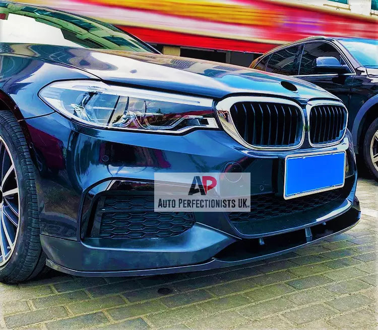 BMW 5 Series G30 G31 PRE-LCI Front Splitter 2017-2024 Gloss Black