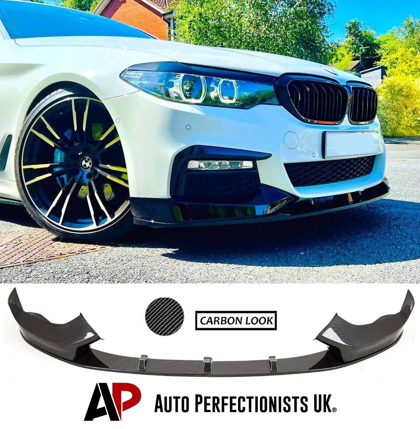 BMW 5 Series G30 G31 PRE-LCI Front Splitter 2017-2024 Carbon Fibre