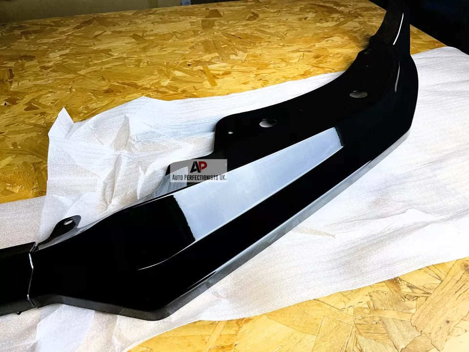 BMW 4 Series Coupe G22 G23 Front Splitter 2020-2024 Gloss Black