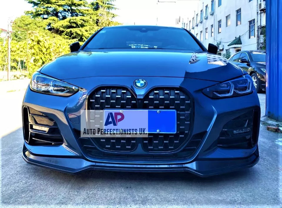 BMW 4 Series Coupe G22 G23 Front Splitter 2020-2024 Carbon Fibre