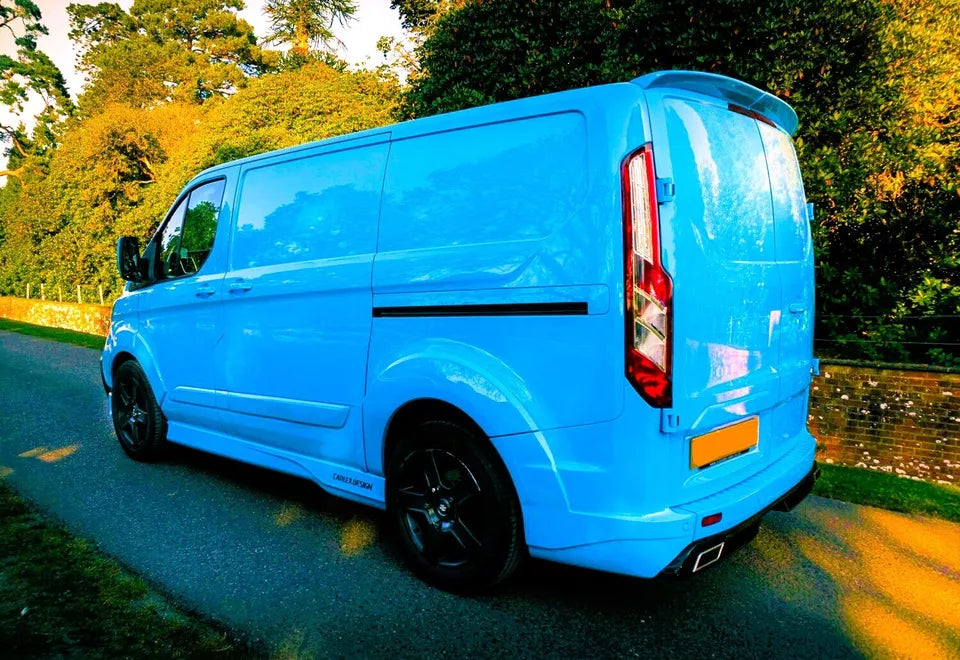 Ford Transit Custom Car Rear Roof Spoiler 2012-2020 Gloss Black