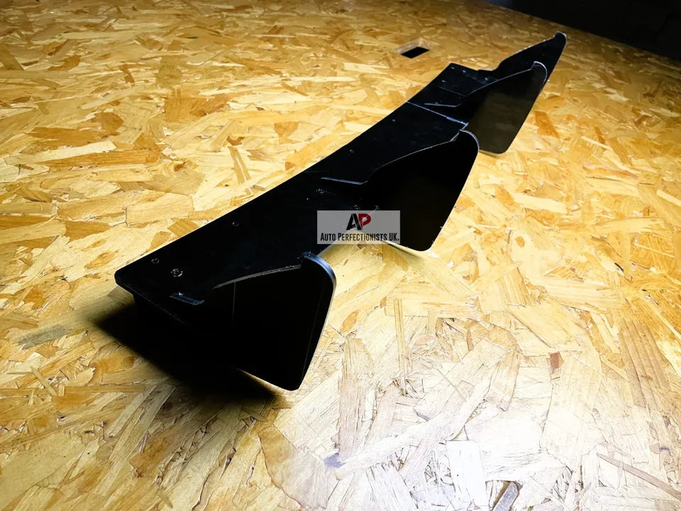 VW Golf MK7 TSI TDI Rear Shark Fin Diffuser 2013-2016 Gloss Black