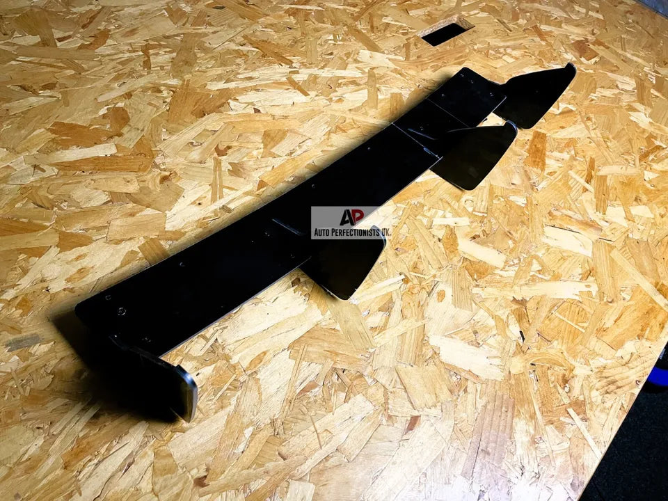VW Golf MK7 TSI TDI Rear Shark Fin Diffuser 2013-2016 Gloss Black