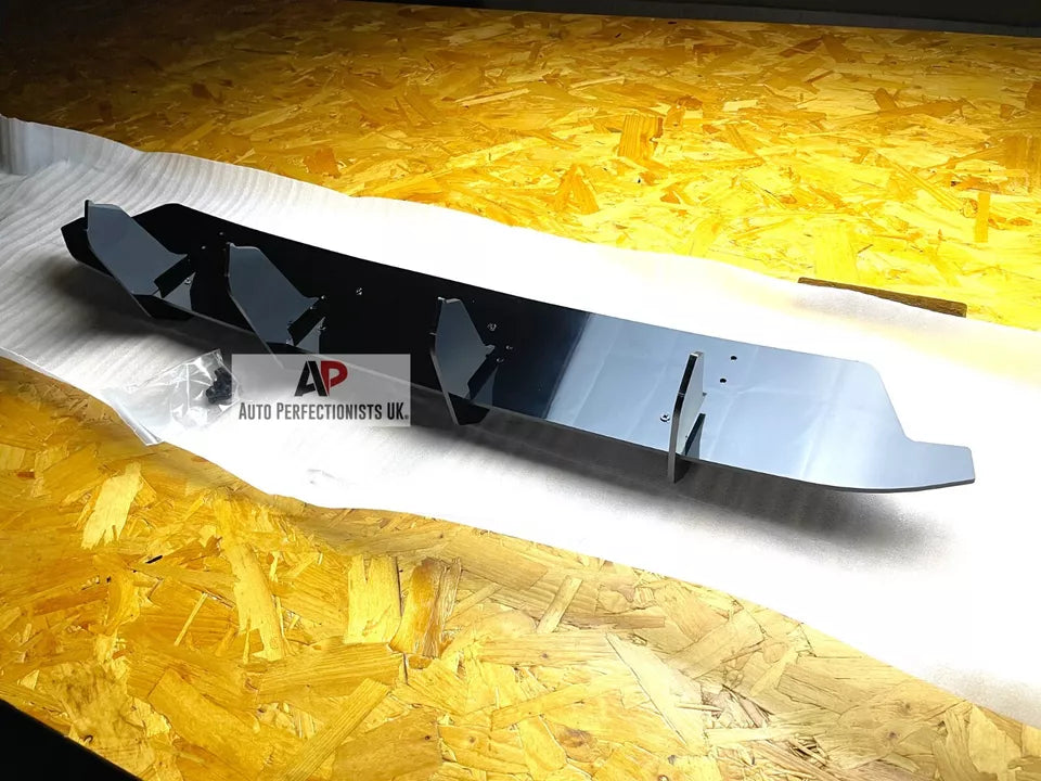 Mercedes CLA35 Rear Shark Fin Diffuser Lip 2019-2024 Gloss Black