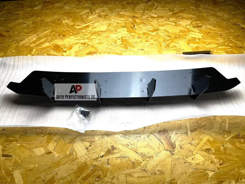 Mercedes CLA35 Rear Shark Fin Diffuser Lip 2019-2024 Gloss Black