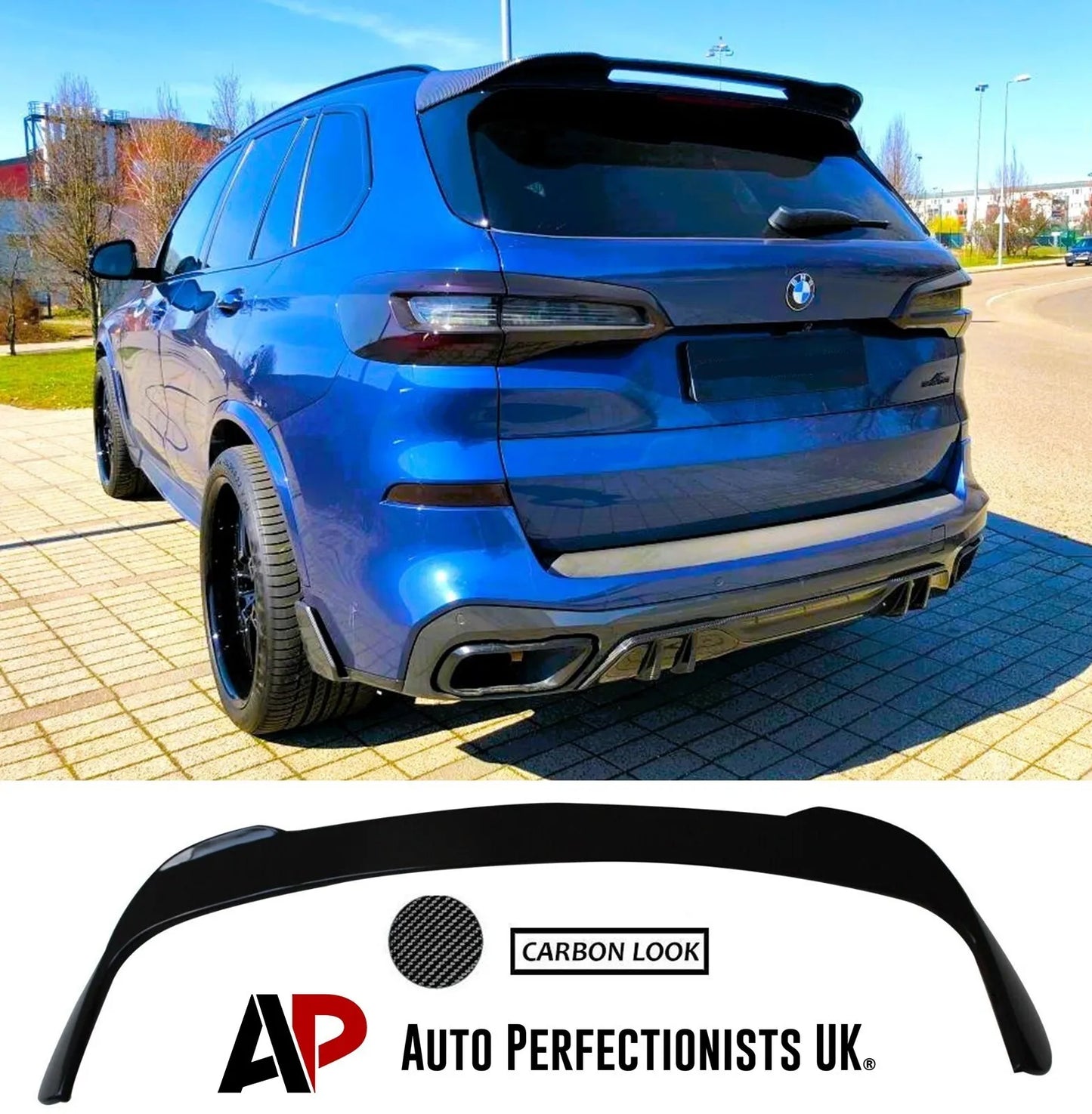 BMW X5 Car Rear Roof Spoiler G05 M50 2018-2024 Carbon Fibre
