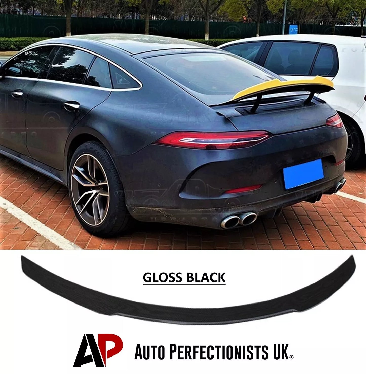 Mercedes AMG GT53 GT63S Car Rear Spoiler 2020-2024 Gloss Black