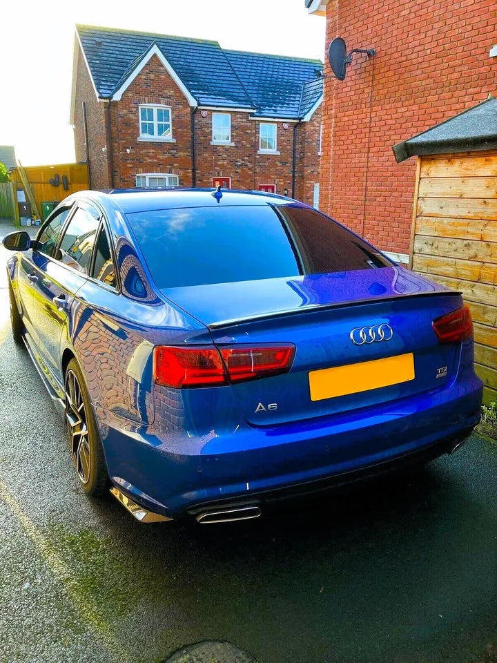 Audi A6 S6 C7 Saloon Car Rear Spoiler 2011-2018 Carbon Fibre