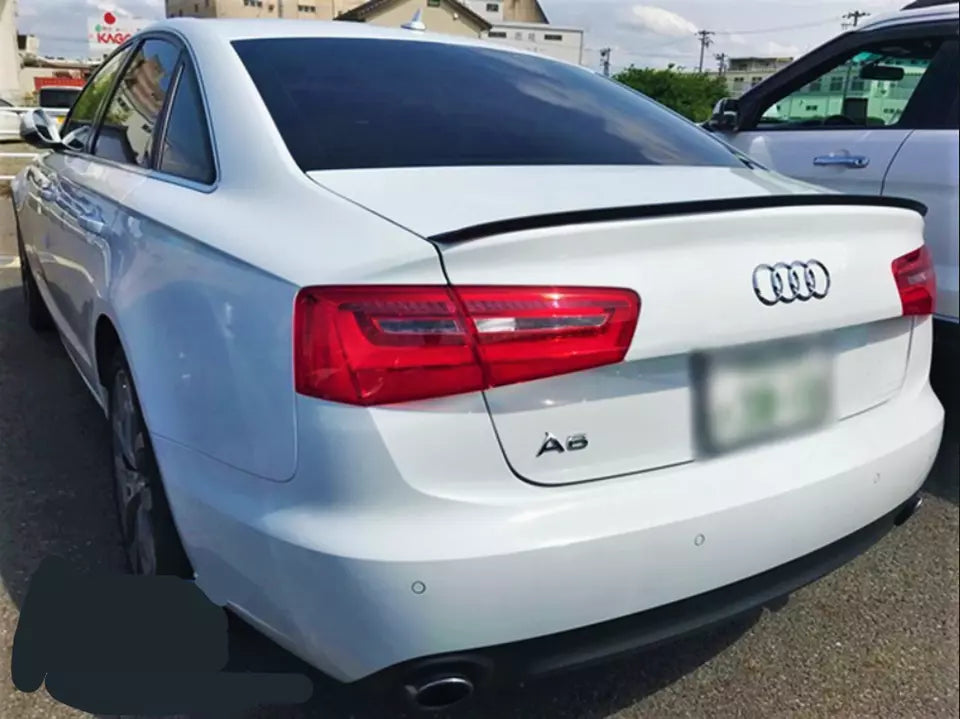 Audi A6 S6 C7 Saloon Car Rear Spoiler 2011-2018 Carbon Fibre