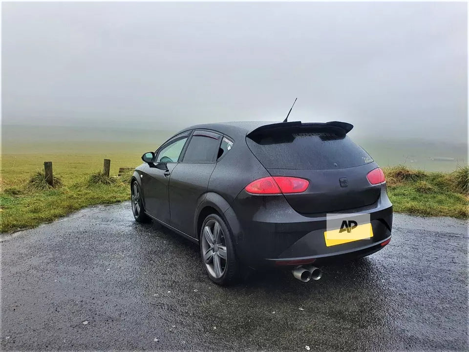 SEAT Leon Car Rear Roof Spoiler Cupra Look 2009-2013 Carbon Fibre