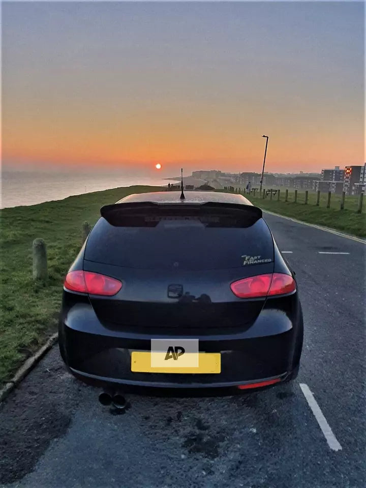 SEAT Leon Car Rear Roof Spoiler Cupra Look 2009-2013 Carbon Fibre