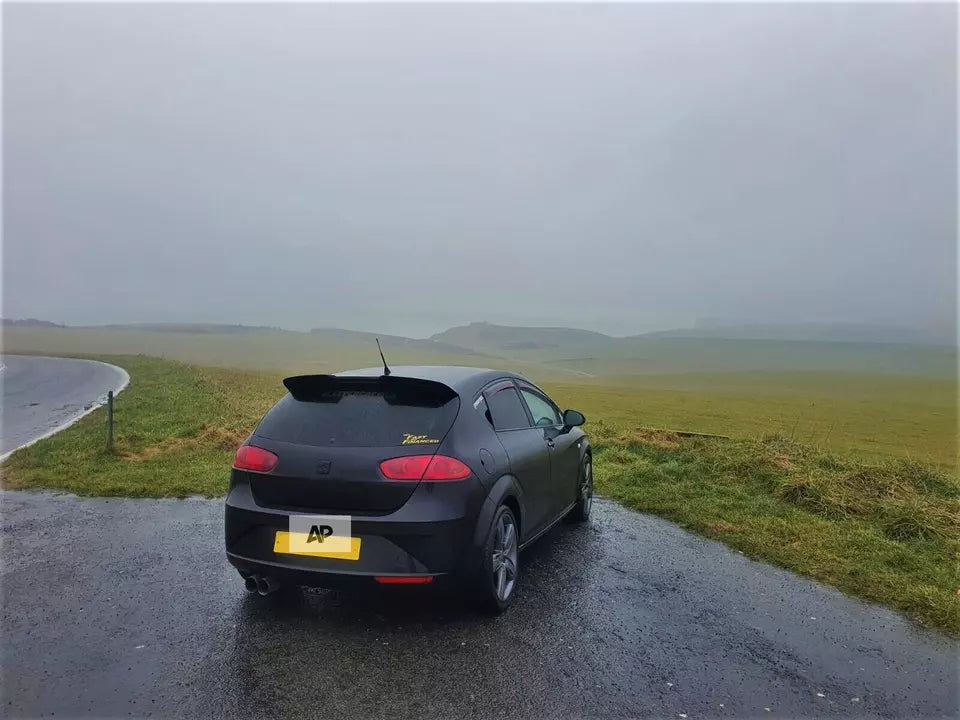 SEAT Leon Car Rear Roof Spoiler Cupra Look 2009-2013 Carbon Fibre