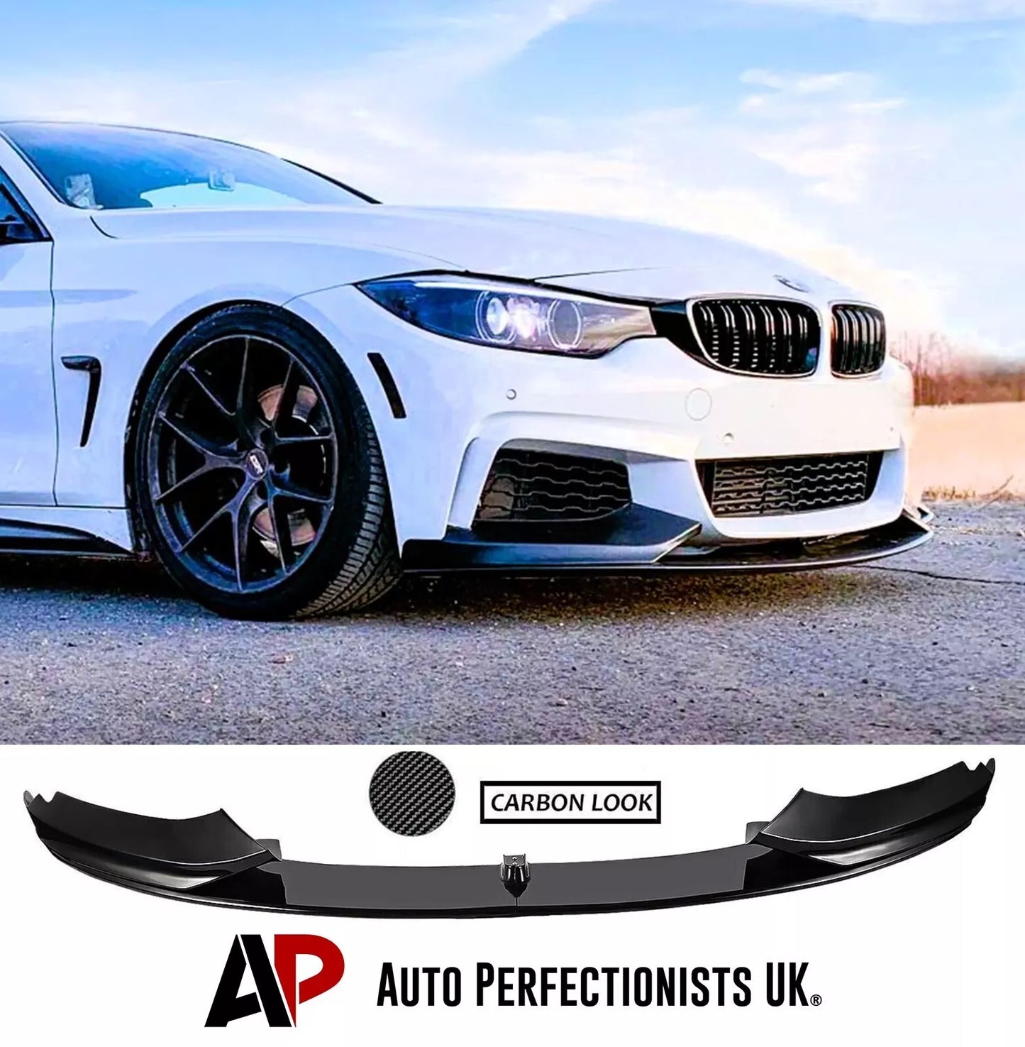 BMW 4 Series F32 F33 F36 Front Splitter 2013-2020 Carbon Fibre