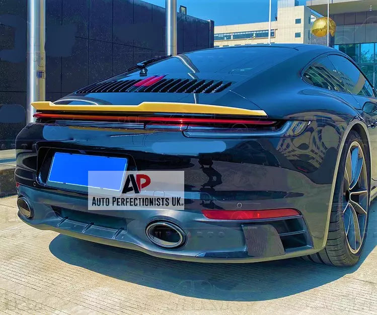 Porsche 911 Carrera 992 Car Rear Spoiler 2019-2024 Gloss Black