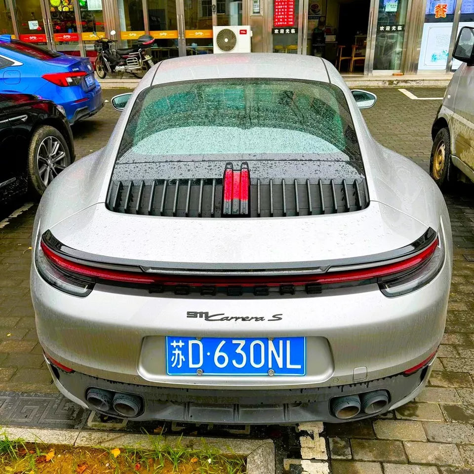 Porsche 911 Carrera 992 Car Rear Spoiler 2019-2024 Gloss Black