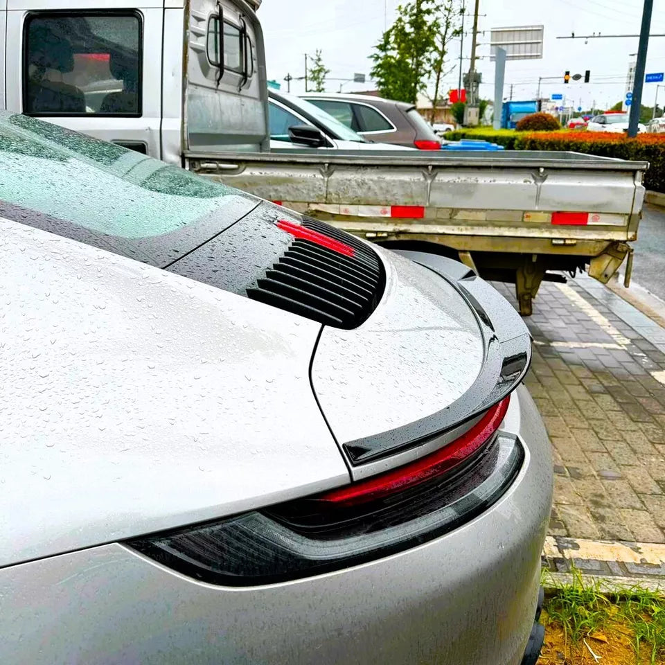 Porsche 911 Carrera 992 Car Rear Spoiler 2019-2024 Gloss Black