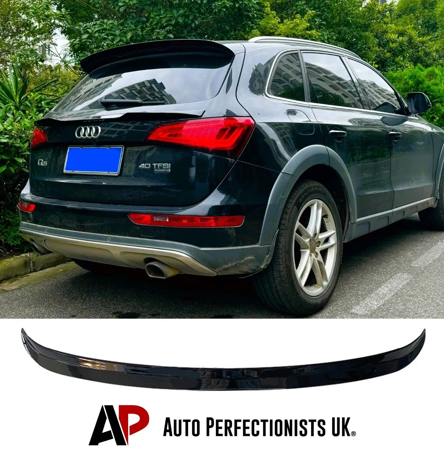 Audi Q5 Car Rear Roof Spoiler SUV 4X4 2009-2017 Gloss Black