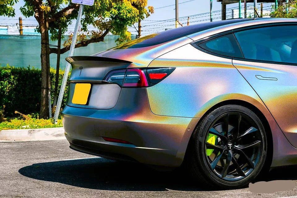 Tesla Model 3 Car Rear Spoiler 2017-2024 Gloss Black