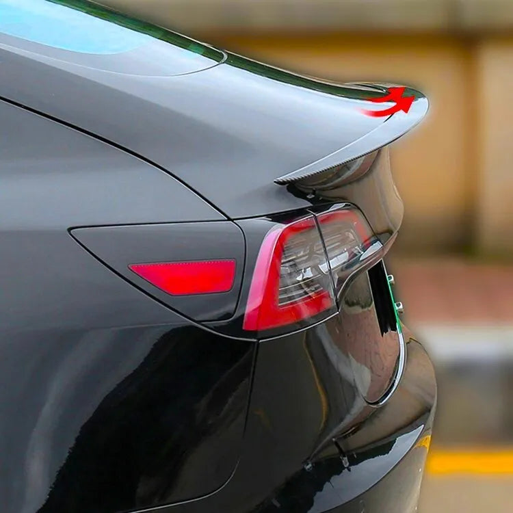 Tesla Model 3 Car Rear Spoiler 2017-2024 Gloss Black