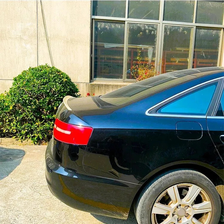 Audi A6 S6 RS6 C6 Saloon Car Rear Spoiler 2004-2011 Gloss Black