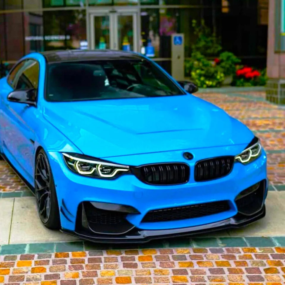 BMW M3 M4 F80 F82 F83 Front Splitter 2014-2020 Gloss Black