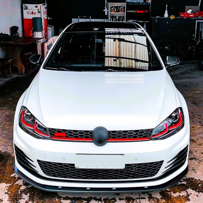 VW Golf MK7 MK7.5 R Front Splitter 2013-2020 Carbon Fibre