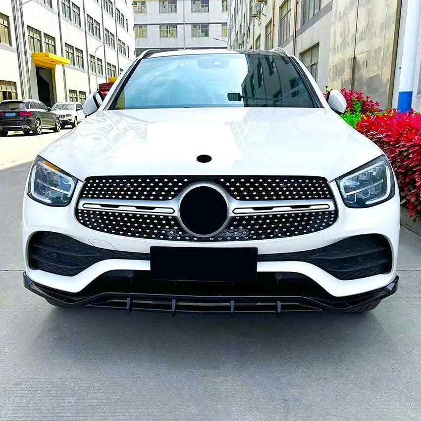Mercedes GLC Class GLC43 W253 Front Splitter 2020-2022 Gloss Black