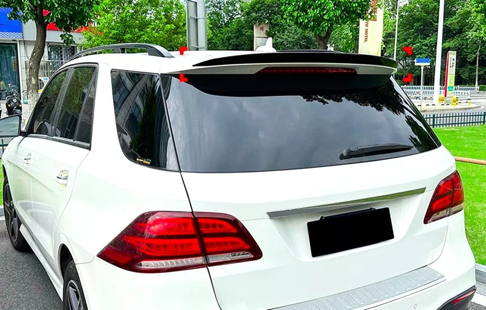 Mercedes GLE Class Car Rear Roof Spoiler W166 2012-2018 Gloss Black