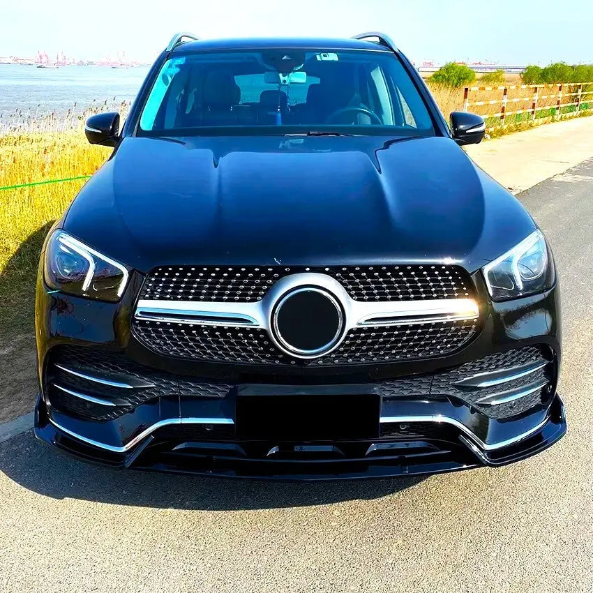 Mercedes GLE Class GLE43 W167 Front Splitter 2019-2024 Gloss Black