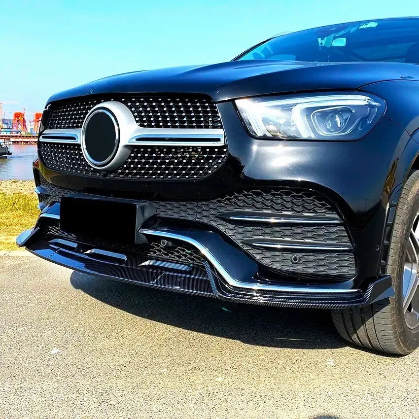 Mercedes GLE Class GLE43 W167 Front Splitter 2019-2024 Gloss Black