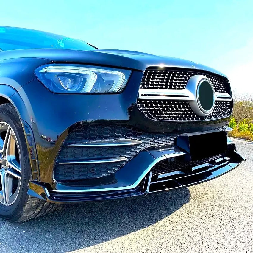 Mercedes GLE Class GLE43 W167 Front Splitter 2019-2024 Gloss Black